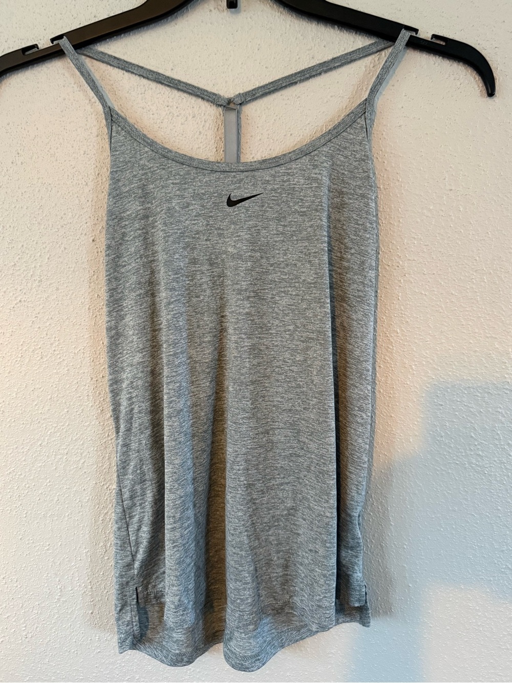 Nike Light Gray Heather Racerback Tank Top